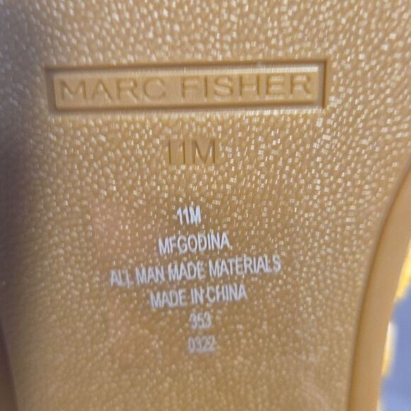 BRAND NEW MARC FISHER WOMEN's GODINA ESPADRILLE SQUARE TOE WEDGE SANDAL G1 - Picture 14 of 15